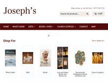 Tablet Screenshot of josephsinspirational.ca